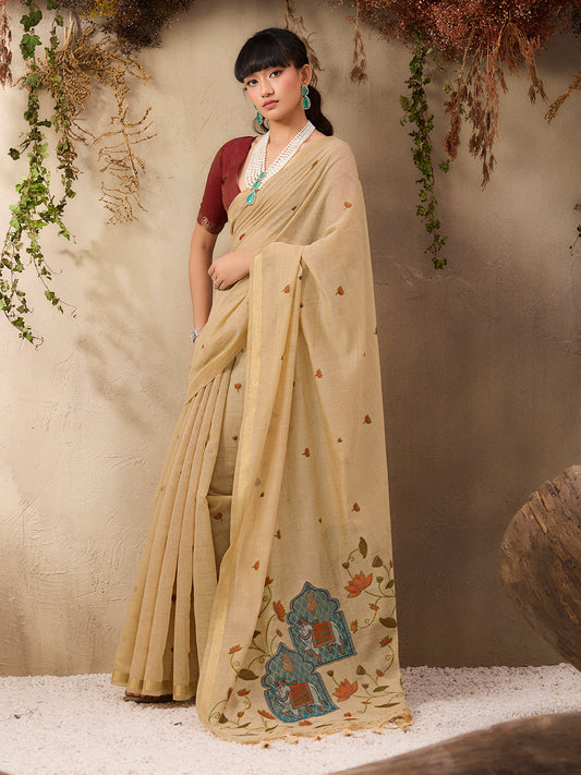 Saanjh – Pichwai Beige
