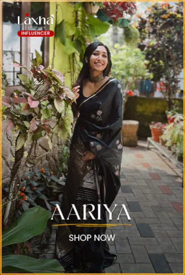 Traditional Pichwai Banarasi Saree - Midnight Black