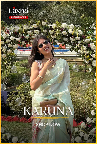 Pashmina Silk Saree with Kashmiri Pallu & Blouse - Mint Green